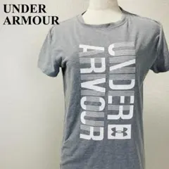 UNDER ARMOUR 半袖Tシャツ ロゴ グレー S 1410-Bのサムネイル