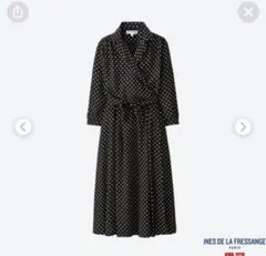 ユニクロ × イネス カシュクール シャツワンピース(ドット 水玉 )のサムネイル