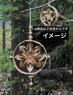 ロシアSvetlana作　白樺オーナメント　鈴付き