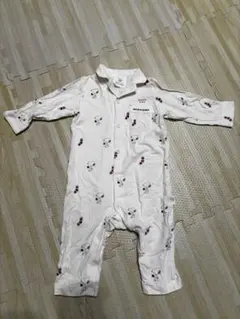 ジェラートピケ　スヌーピー柄ロンパース 80サイズ