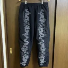 SUPREME Dragon Track Pant BLACK M 美品 2026年最新】supreme dragon track pantの人気アイテム - メルカリ