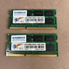 SanMax 2GB DDR2 メモリー PC2-5300S 2枚セット - メルカリ