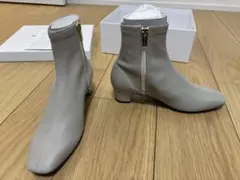 【新品】卑弥呼　レザーブーツ　23.5cm グレー