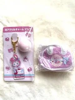 メゾピアノ アクリルチャーム ミニエナメルバッグ ベリエちゃん