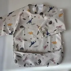 恐竜柄 子供用お食事エプロン