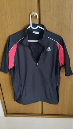 adidas スポーツシャツ M グレー/ピンクのサムネイル