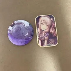 プロセカ　暁山瑞希　缶バッチ　グリ缶　スクエア缶