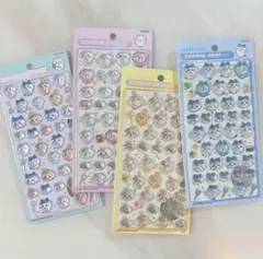 ちいかわ グッズ ボンボンドロップシール ハチワレ うさぎ ウサギ 4枚セット