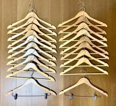 【送料込み】木製ハンガー　ハンガー　まとめ売り　70本 木製ハンガー 70本 セット ハンガー まとめ売り - メルカリ
