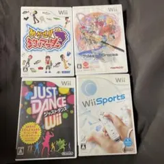 41★任天堂 Wiiソフト 釣りマスター/テイルズ/ダンス/スポーツ 4本セット