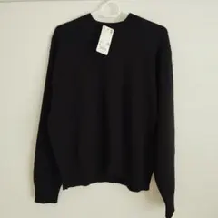 【本日発送】ユニクロ　スムースコットンクルーネックセーター