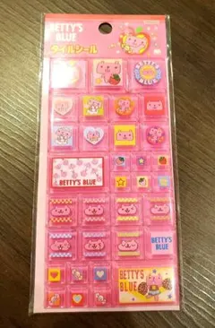 BETTY'S BLUE　タイルシール　ピンク