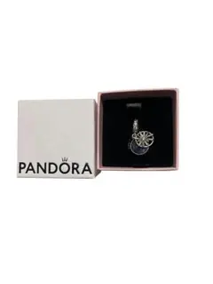 Pandora シルバー925 キュービックジルコニア　チャーム メッセージ付き