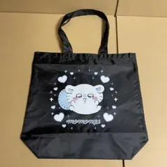 「ちいかわ モモンガ エコバッグ」 ブラック chiikawa トートバッグ