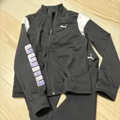 PUMA ジャージ 140サイズ ブラック/ホワイト