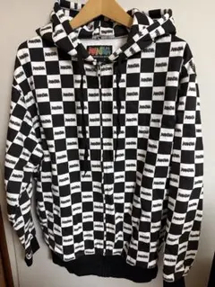 WANIMA チェック柄パーカー XL