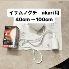 イサムノグチakari専用コード＋電球　※PSE認証済み