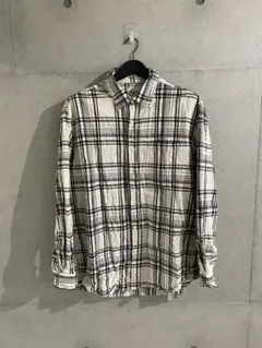 ZARA チェック柄 長袖シャツ　⑷