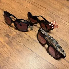 【激レア/15年前】ディズニーリゾート サングラス 3点セット レトロ・完売品