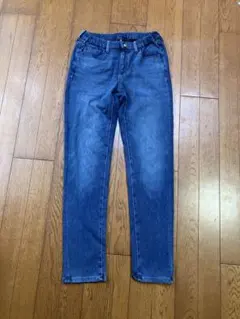 UNIQLO デニムブルー 長ズボン 160