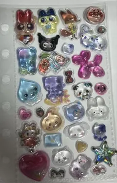 シール おすそ分け 立体シールセット ランダムフレークシールおまけ付き