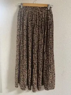 GORGE ゴージ レオパード柄フレアロングスカート