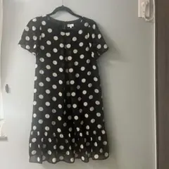 Vert dense ドット柄 半袖ワンピース サイズ2