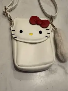 激レア HELLO KITTY 小物入れ ショルダーバッグ ミニしっぽ付き