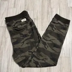 アバクロ迷彩柄 XL コットンジョガーパンツ
