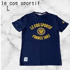[古着] le coq sportif 紺 ロゴ L