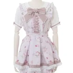 激希少♡リズリサ♡シナモロールワンピース♡シナモン♡リボン花柄