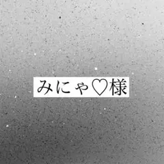 みにゃ♡様専用