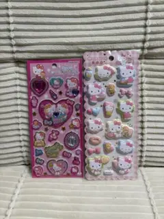 ハローキティ キラキラジュエルシール　マシュマロシール