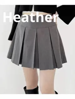 ※値下げ中※Heather ワイドプリーツミニスカート