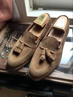 美品】Alden 6244F LHS タンスエード ペニーローファー - メルカリ