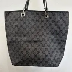 GUCCI GG柄 キャンバス トートバッグ ブラックのサムネイル