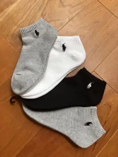【4足セット】ラルフローレン　靴下　ソックス　スニーカーソックス