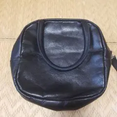 タイドウェイ　ブラック レザー ハンドバッグ