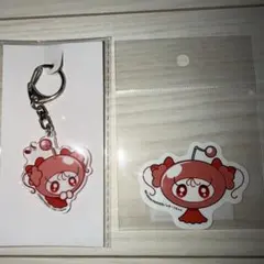 《新品未使用》月足天音 アクリルキーホルダー ステッカー ふるーつちゃん
