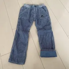 ミキハウス ダブルビー ヒッコリーパンツ 110