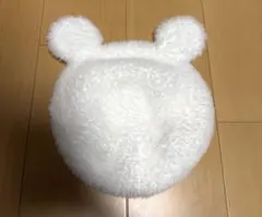 ディズニー ミッキー ベレー帽 ホワイト