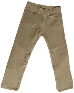 Levi's 505 コーデュロイデニムパンツ 34x32 ベージュ