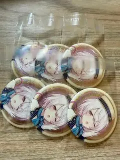 新品未使用】にじさんじ 缶バッジビスケット 第一弾 椎名唯華 5個