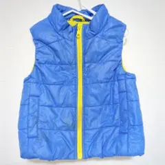 【UNIQLO】ユニクロ青い中綿　ダウンコート、ベスト 90cm　1歳〜2歳　男