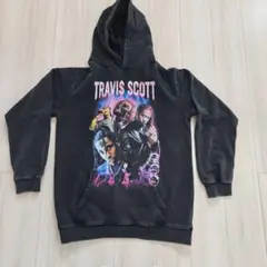トラヴィス・スコット フード付きパーカー L ブラックのサムネイル
