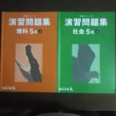 演習問題集 理科・社会 5年下 セット
