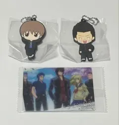 銀魂 3年Z組銀八先生 カプセルラバーマスコット 近藤 沖田 ウエハース カード