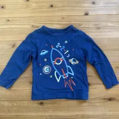 GAP キッズ 長袖カットソー ロケット柄 105cm