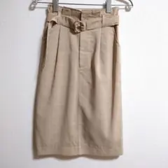 チェックスカート M ベージュのサムネイル
