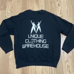 ユニクロ 黒　旧ロゴ　スウェット　シャツ　復刻　トレーナー　XL